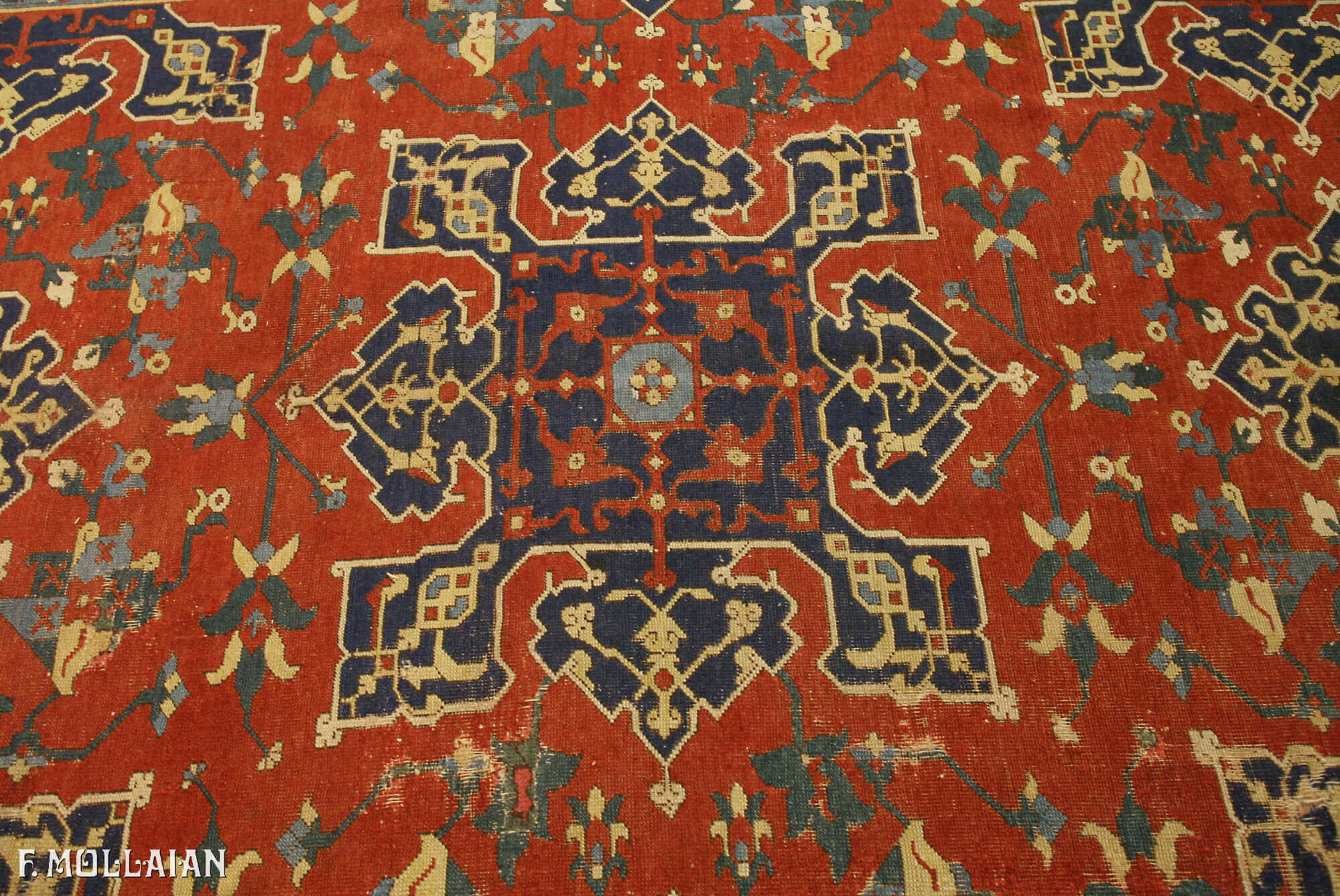 Teppich Türkisch Antiker Ushak (Oushak) n°:45993040